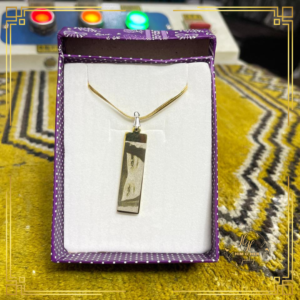 Customized Jewelry Rectangle Eye Pendant with Gift Box | Gold | Silver