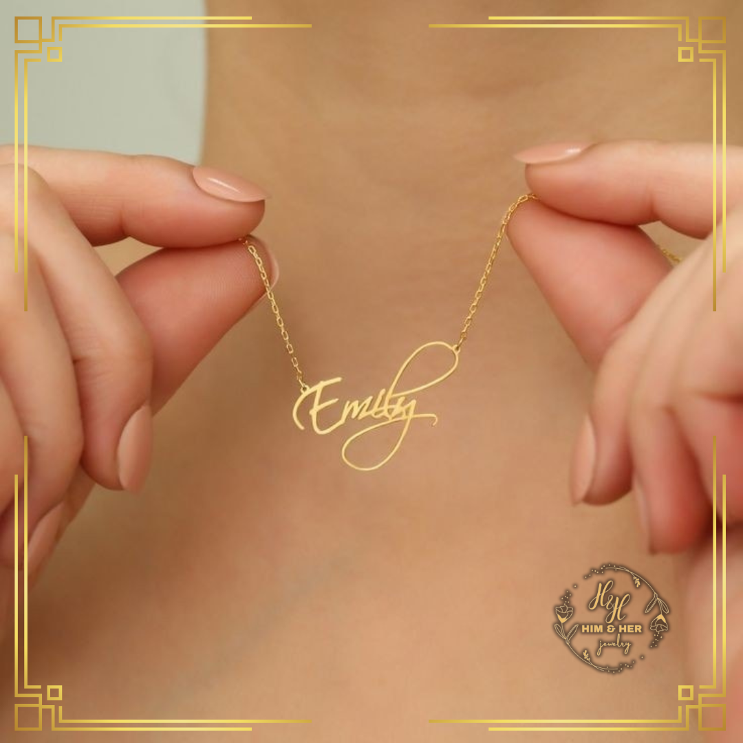 Customized Jewelry Name Necklace without Stone | Gold | Silver - Image 4