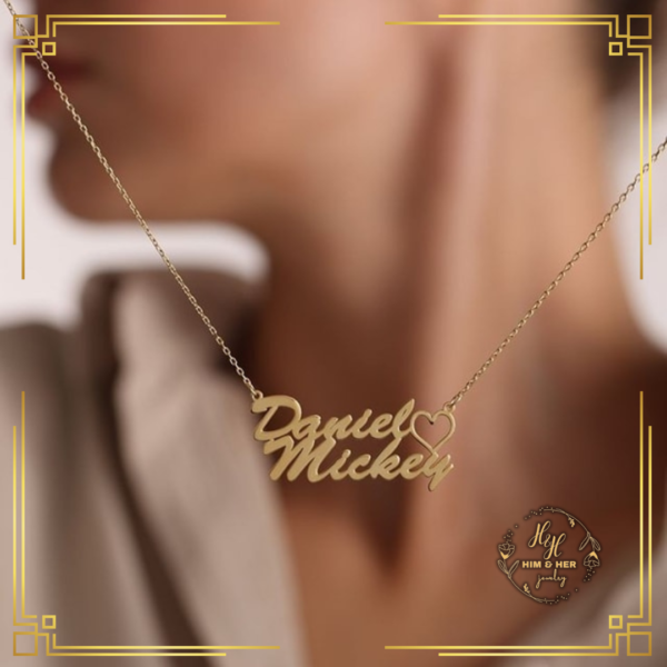 Customized Jewelry Full Name Necklace | Gold | Silver - Image 3