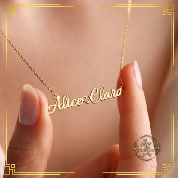 Customized Jewelry Full Name Necklace | Gold | Silver - Image 2