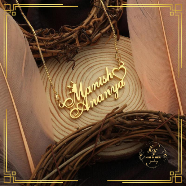 Customized Jewelry Full Name Necklace | Gold | Silver