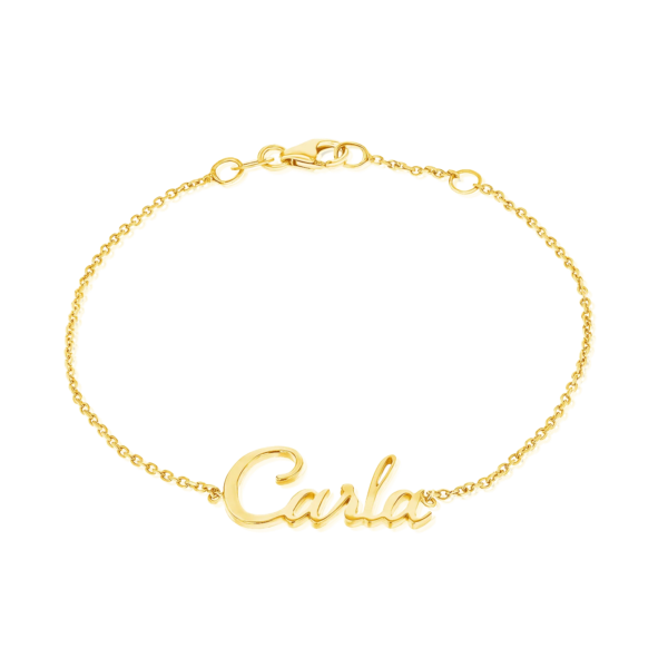 Custom Jewelry Bracelet Name with Chain | Gold & Silver - Image 5