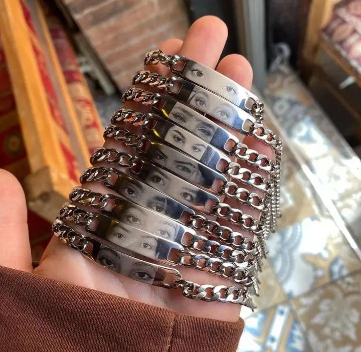Custom Jewelry Bracelet with Your Eyes Image - Image 2