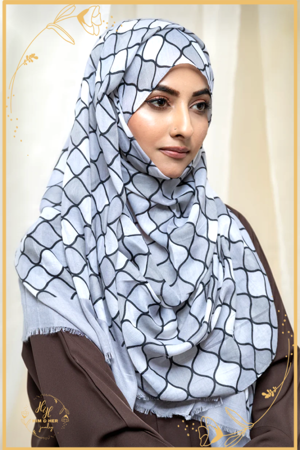 Arabi Lawn Hijab (Grey)