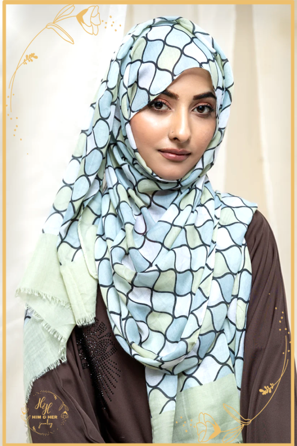 Arabi Lawn Hijab (Light Green)