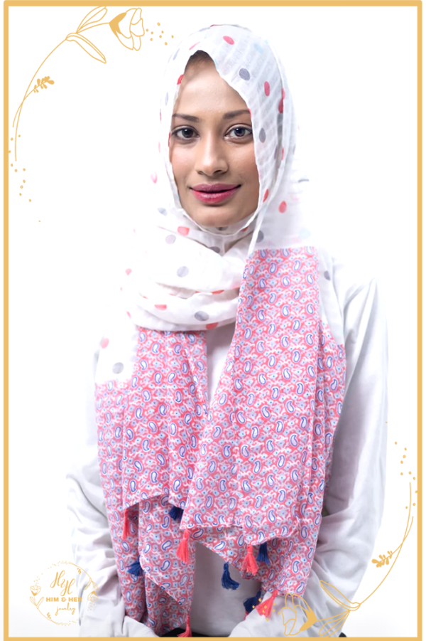 Arabi Lawn Hijab (Pink 2)