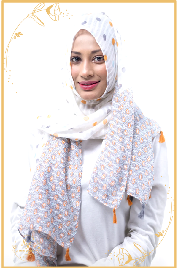 Arabi Lawn Hijab (Silver)