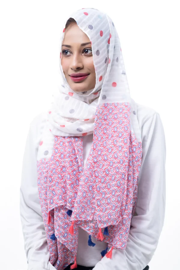 Arabi Lawn Hijab (Pink 2) - Image 2