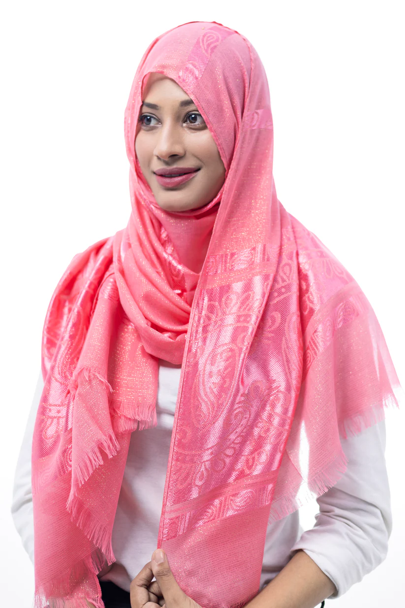 Moonlit Grace Hijab (Cherry Blossom) - Image 2