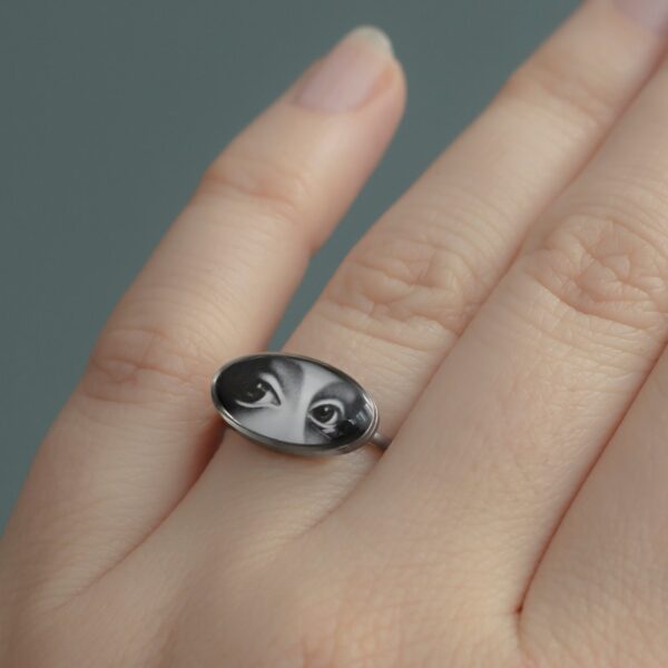 Customized Jewelry Eyes Ring Gold | Silver - Image 2