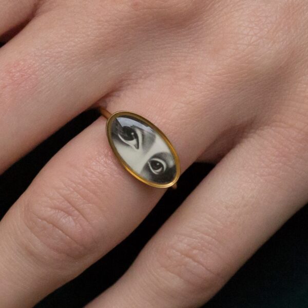 Customized Jewelry Eyes Ring Gold | Silver - Image 3